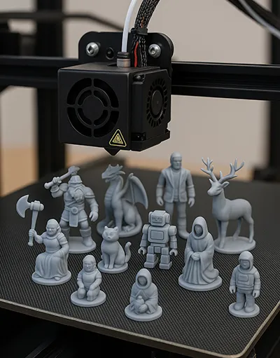 3D Yazıcı ile Figür veya Parça Baskılama Satışı
