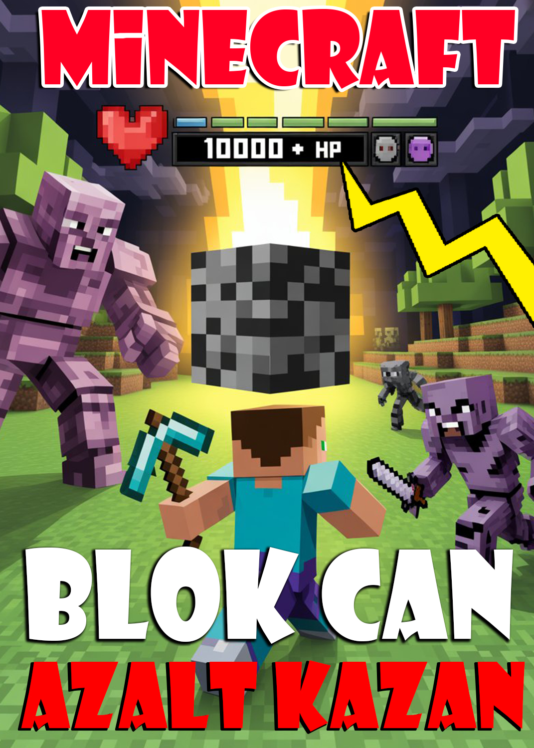 MİNECRAFT BLOK CAN DOLDURMA MODU
