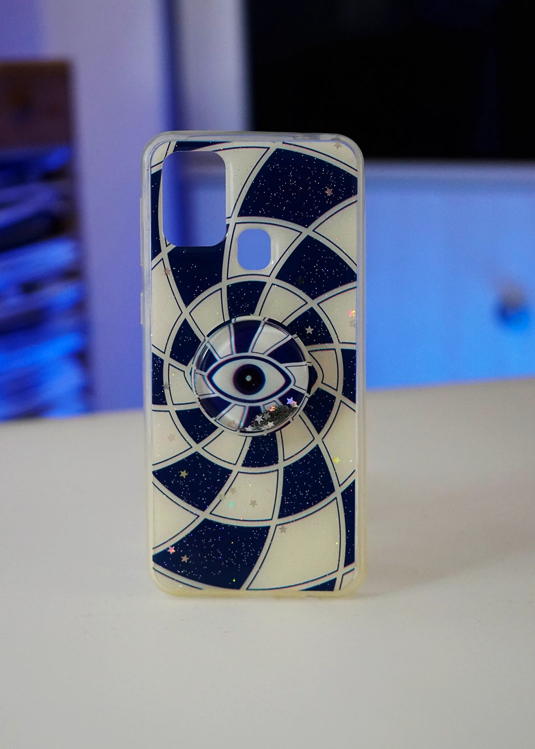 Samsung Galaxy M31 Nazar Boncuklu Yıldızlı Telefon Kılıfı – Şık ve Koruyucu