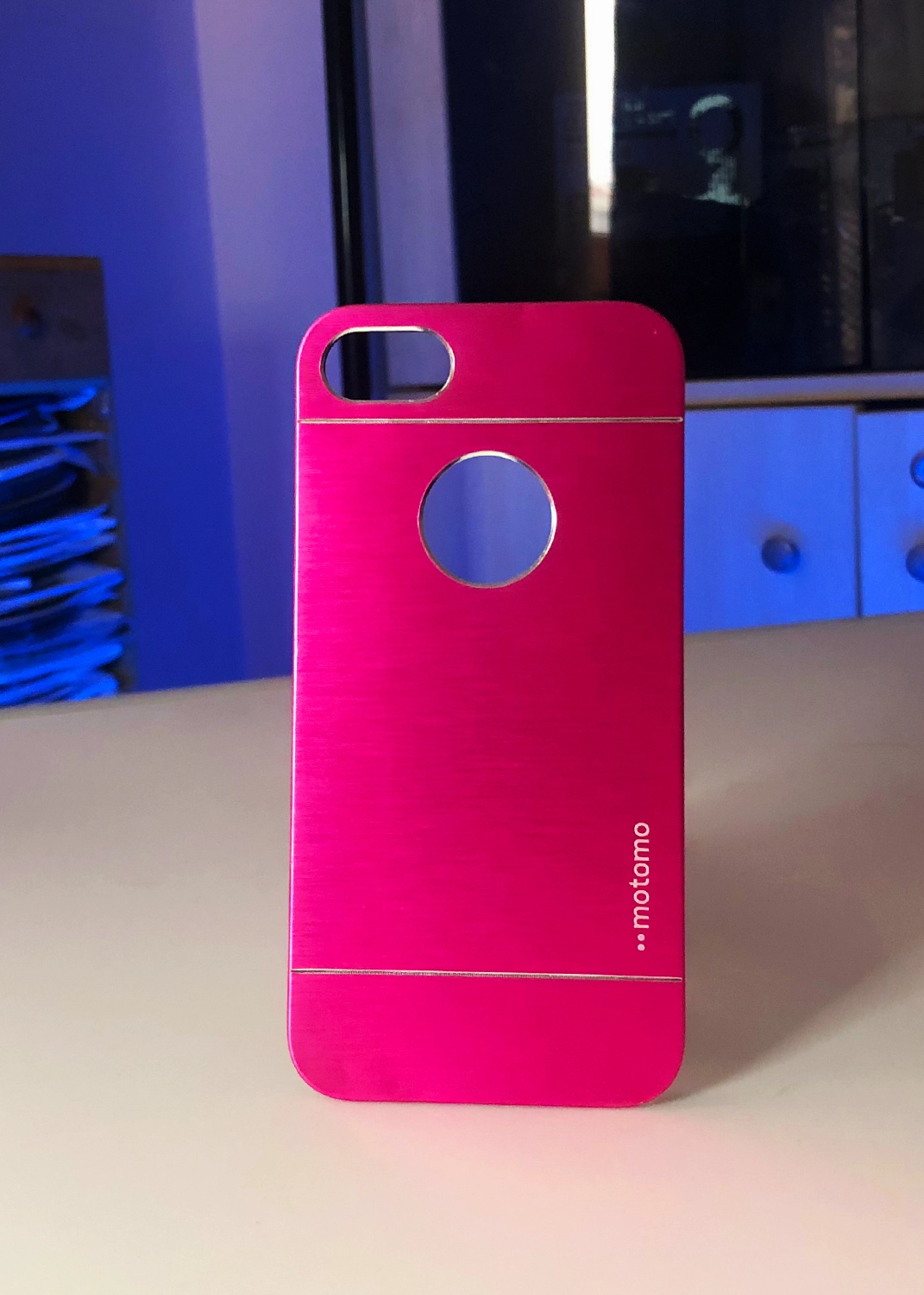 Apple iPhone 7 / 8 / SE (2020) Uyumlu Pembe Metalik Kılıfı