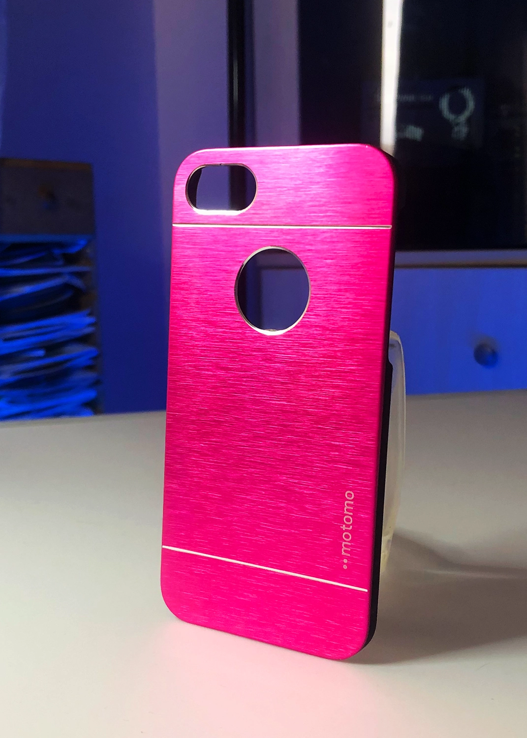 Apple iPhone 7 / 8 / SE (2020) Uyumlu Pembe Metalik Kılıfı